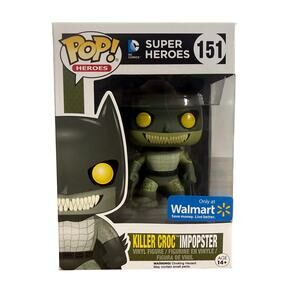 Funko Pop Heros DC Comics Batman Killer Croc Imposter 151 Walmart Exclusive Pop